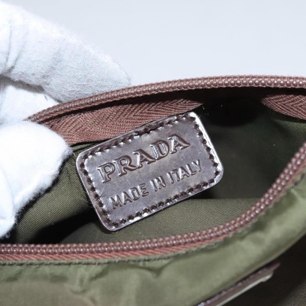Prada Khaki Green Toiletry Bag- Large AUTHENTIC - Picture 3 of 10